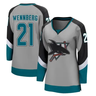 Women's Alex Wennberg San Jose Sharks 2020/21 Special Edition Jersey - Gray Breakaway