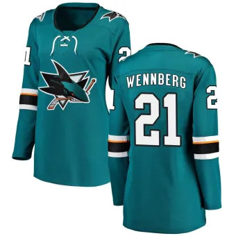 Women's Alex Wennberg San Jose Sharks Home Jersey - Teal Breakaway