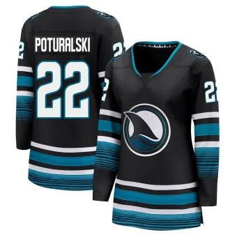 Women's Andrew Poturalski San Jose Sharks Alternate Premier Jersey - Black Breakaway