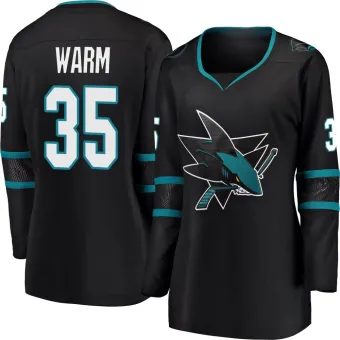 Women's Beck Warm San Jose Sharks Alternate Jersey - Black Breakaway