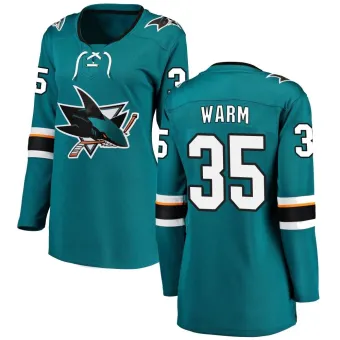 Women's Beck Warm San Jose Sharks Home Jersey - Teal Breakaway