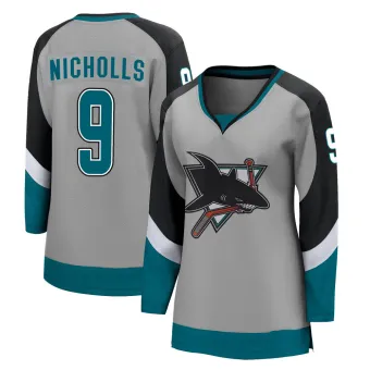 Women's Bernie Nicholls San Jose Sharks 2020/21 Special Edition Jersey - Gray Breakaway