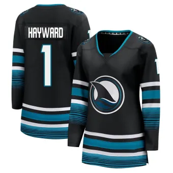 Women's Brian Hayward San Jose Sharks Alternate Premier Jersey - Black Breakaway