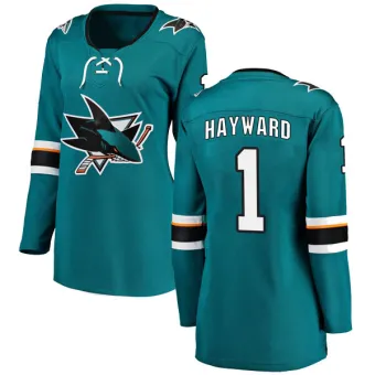 Women's Brian Hayward San Jose Sharks Home Jersey - Teal Breakaway