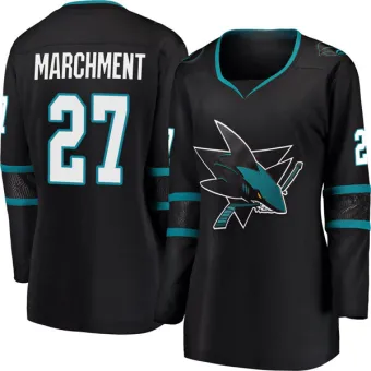 Women's Bryan Marchment San Jose Sharks Alternate Jersey - Black Breakaway