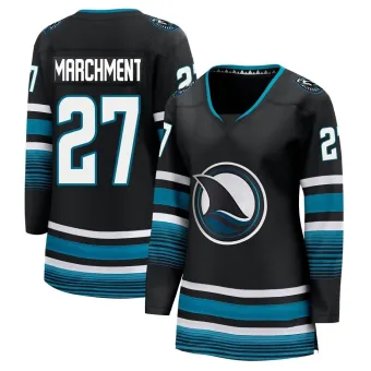 Women's Bryan Marchment San Jose Sharks Alternate Premier Jersey - Black Breakaway