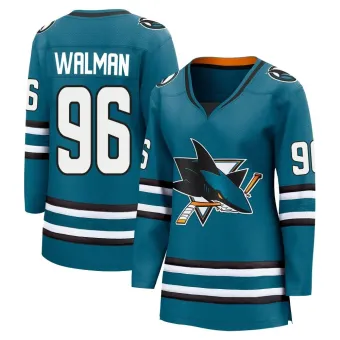 Women's Jake Walman San Jose Sharks Home 2nd Jersey - Teal Breakaway