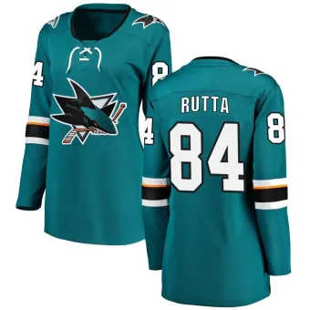 Women's Jan Rutta San Jose Sharks Home Jersey - Teal Breakaway