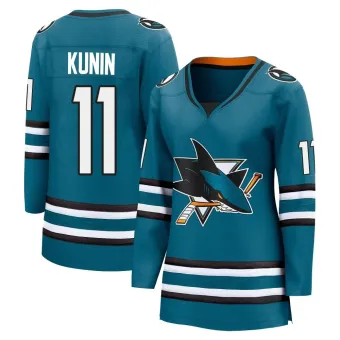 Women's Luke Kunin San Jose Sharks Home 2nd Jersey - Teal Breakaway