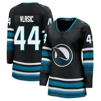 Women's Marc-Edouard Vlasic San Jose Sharks Alternate Premier Jersey - Black Breakaway