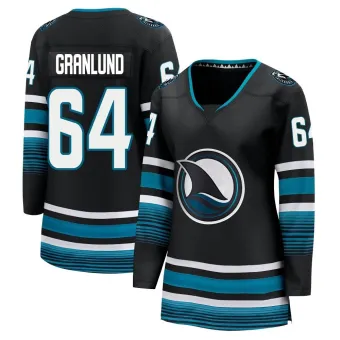 Women's Mikael Granlund San Jose Sharks Alternate Premier Jersey - Black Breakaway