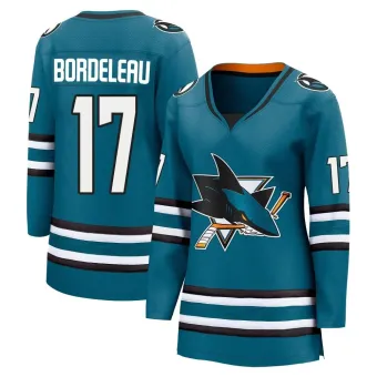 Women's Thomas Bordeleau San Jose Sharks Home 2nd Jersey - Teal Breakaway