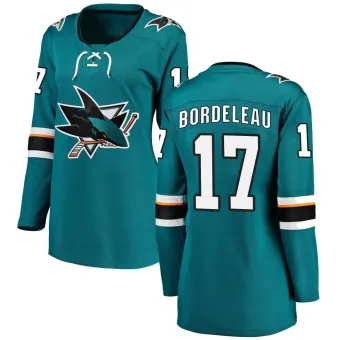 Women's Thomas Bordeleau San Jose Sharks Home Jersey - Teal Breakaway