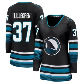 Women's Timothy Liljegren San Jose Sharks Alternate Premier Jersey - Black Breakaway