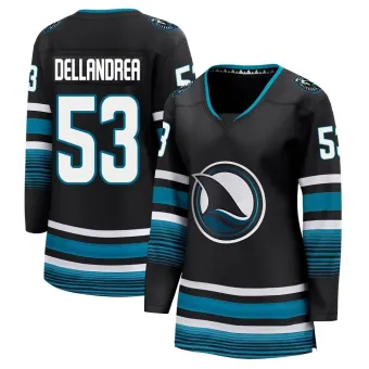 Women's Ty Dellandrea San Jose Sharks Alternate Premier Jersey - Black Breakaway