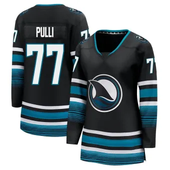 Women's Valtteri Pulli San Jose Sharks Alternate Premier Jersey - Black Breakaway