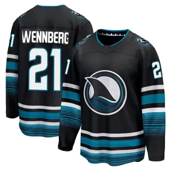 Youth Alex Wennberg San Jose Sharks Alternate Premier Jersey - Black Breakaway