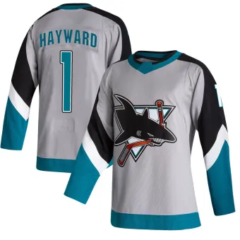 Youth Brian Hayward San Jose Sharks 2020/21 Reverse Retro Jersey - Gray Authentic