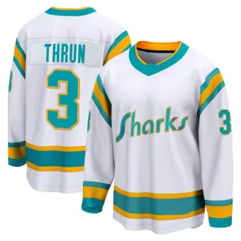 Youth Henry Thrun San Jose Sharks Special Edition 2.0 Jersey - White Breakaway