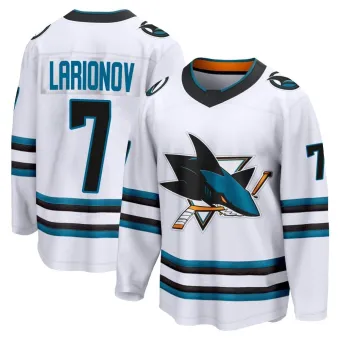 Youth Igor Larionov San Jose Sharks Away 2nd Jersey - White Breakaway