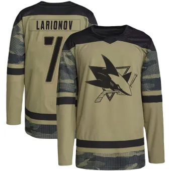 Youth Igor Larionov San Jose Sharks Military Appreciation Practice Jersey - Camo Authentic