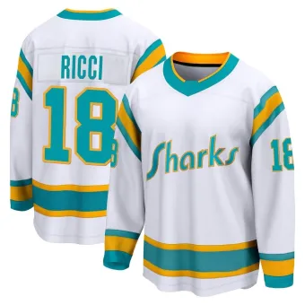 Youth Mike Ricci San Jose Sharks Special Edition 2.0 Jersey - White Breakaway