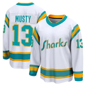 Youth Quentin Musty San Jose Sharks Special Edition 2.0 Jersey - White Breakaway